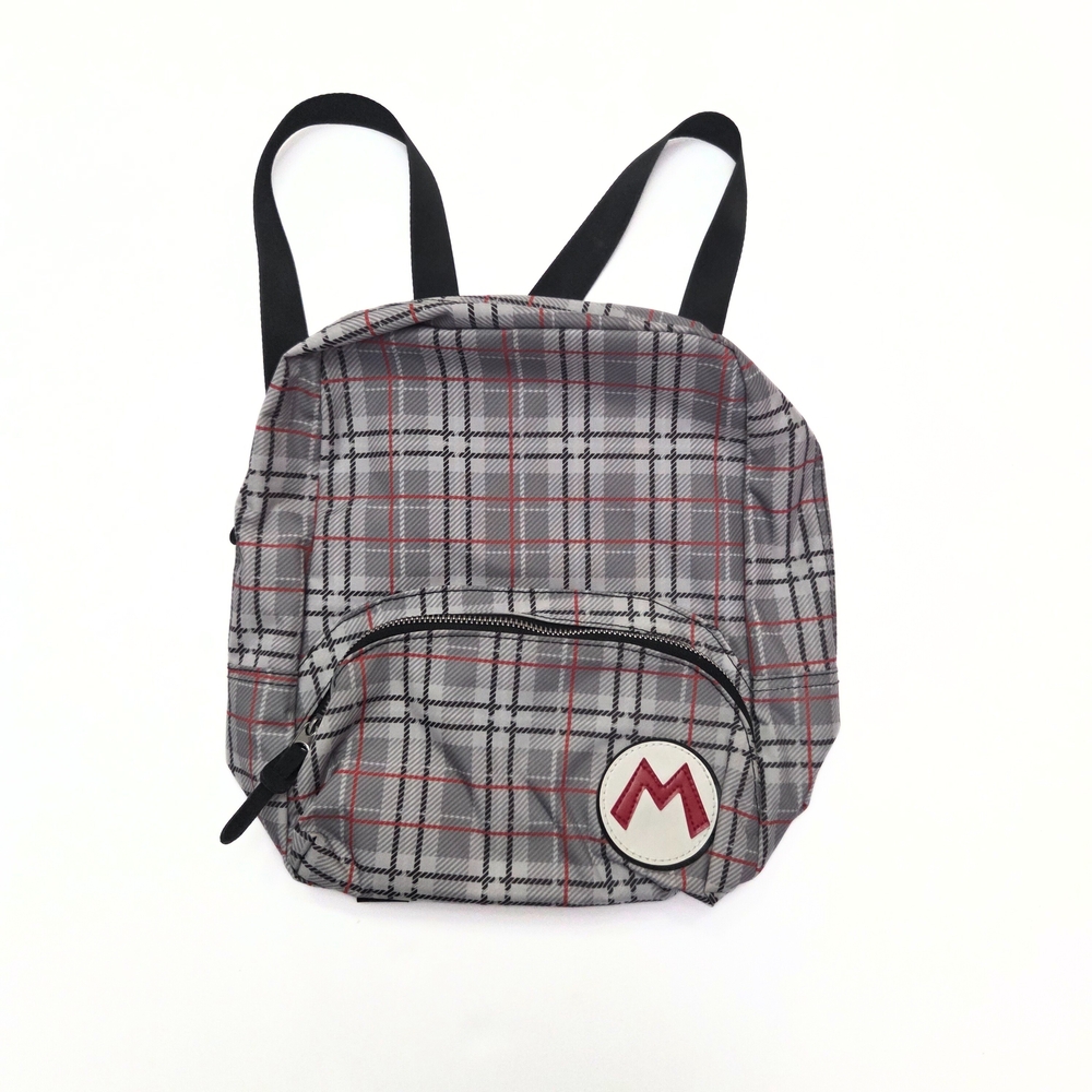 Controller Gear Super Mario Plaid Mini Backpack N… - image 1